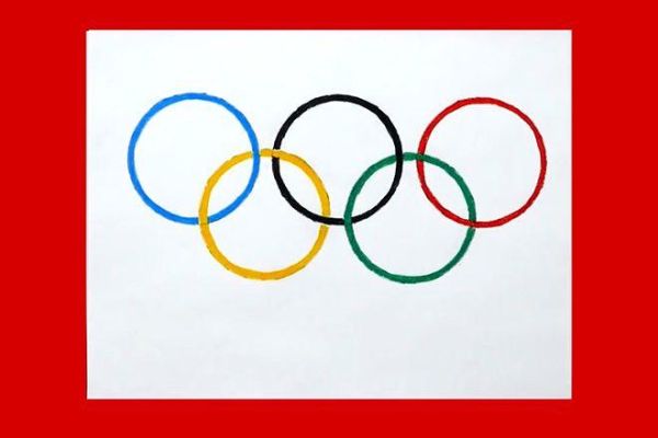 奥运五环是怎么画出来的？只要这几步？奥运会q
