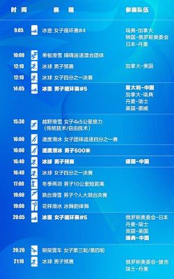 冬奥一共几天？冬奥运会赛程