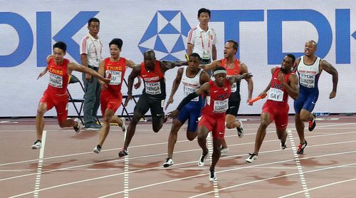 4乘以100米接力纪录？伦敦奥运会4×100米接力