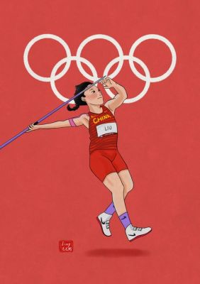 奥运会绘画参赛作品（美女奥运会绘画）