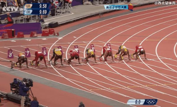跑100米最快大约要几秒（2008年奥运会100米）
