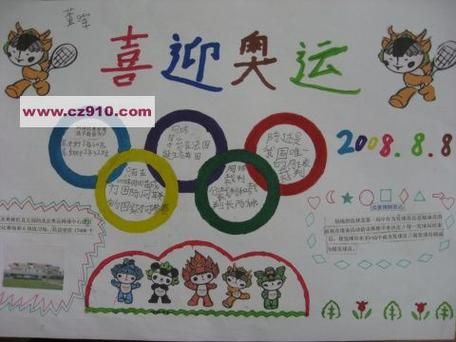 2021年。奥运会手抄报一年级（2010奥运会手抄报）