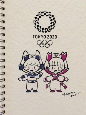 奥运会吉祥物有那些（2020东京奥运会插画）