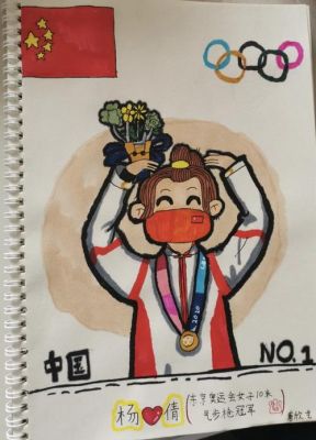 2020奥运健儿的绘画（洛杉矶奥运会绘画男生）