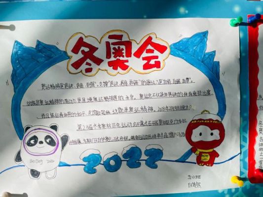 冬奥会高质量手抄报内容（北京奥运会的小报）