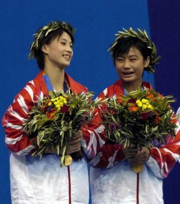 2004年雅典女子双人跳台冠军（李婷奥运会冠军）