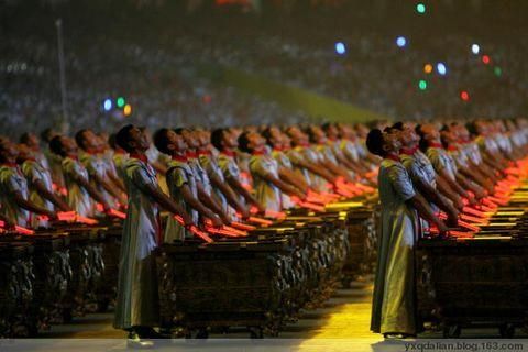 2008年奥运会运动员进场放的什么音乐（的放奥运会）